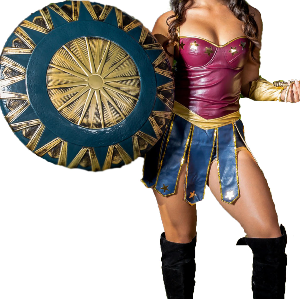 Sexy Adult Wonder Woman Cosplay Superhero Halloween Costume