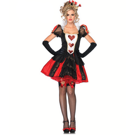 Alice Queen Of Hearts Masquerade Costume  Costumes Edgy Couture