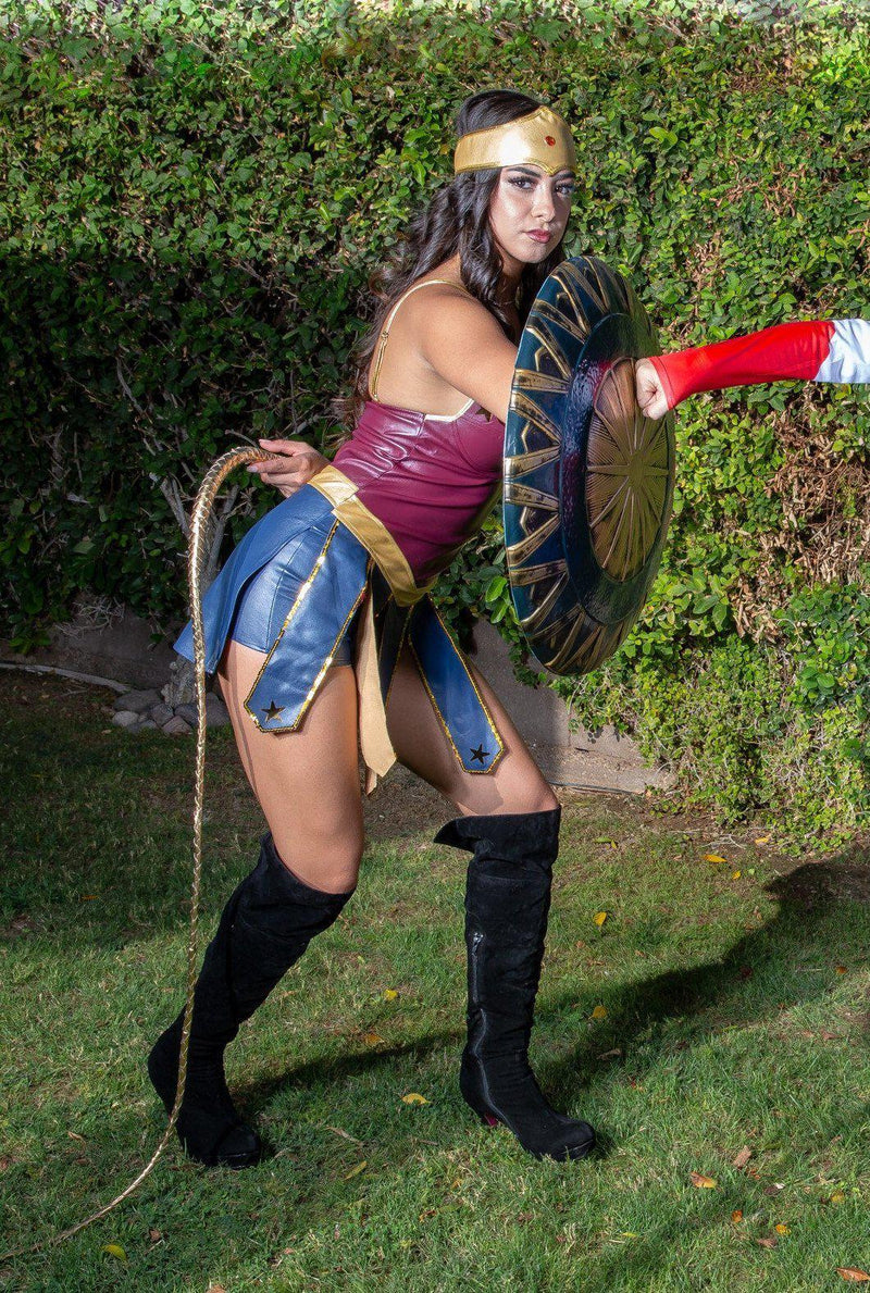 Sexy Adult Wonder Woman Cosplay Superhero Halloween Costume  Costumes Edgy Couture