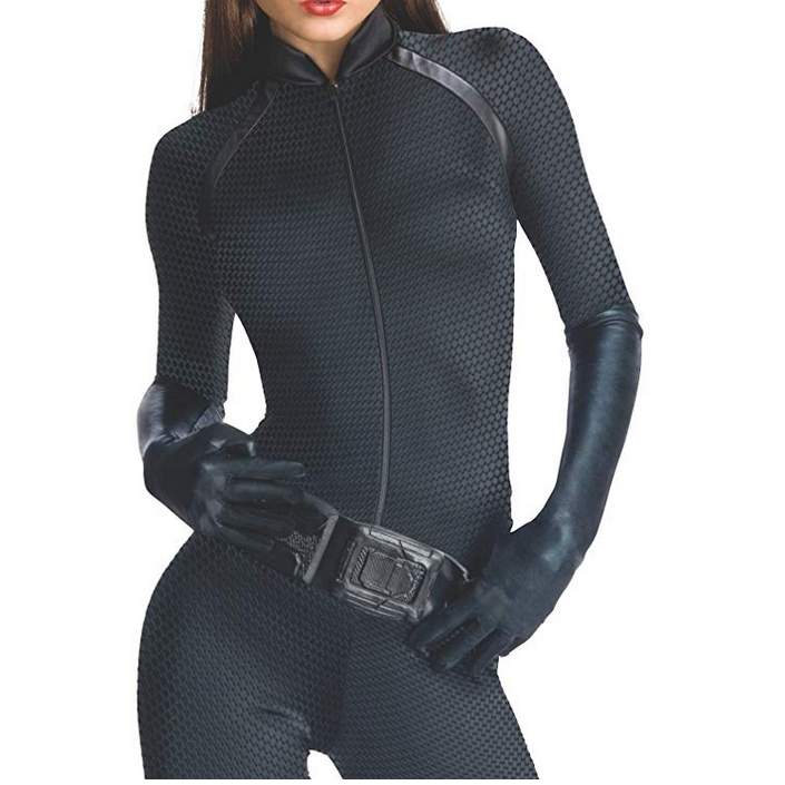 Sexy Black Adult Catwoman Jumpsuit Costume  Costumes Edgy Couture